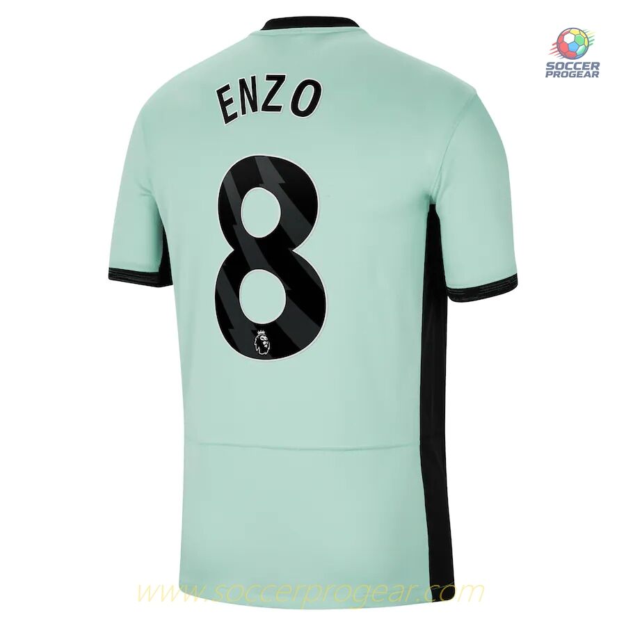 Chelsea Third Football Jersey 2023 2024 Enzo Fernandez