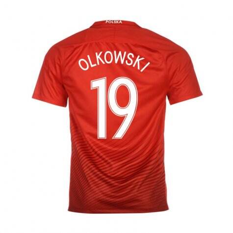 Poland Away 2016 Olkowski 19 Soccer Jersey Shirt - Official Replica