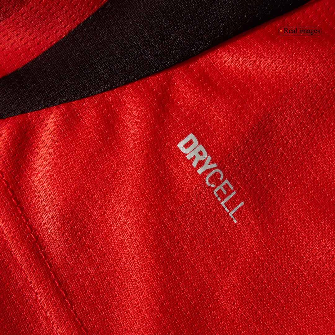 AC Milan Home Long Sleeve  Soccer Jersey 2024/25 Authentic Kit