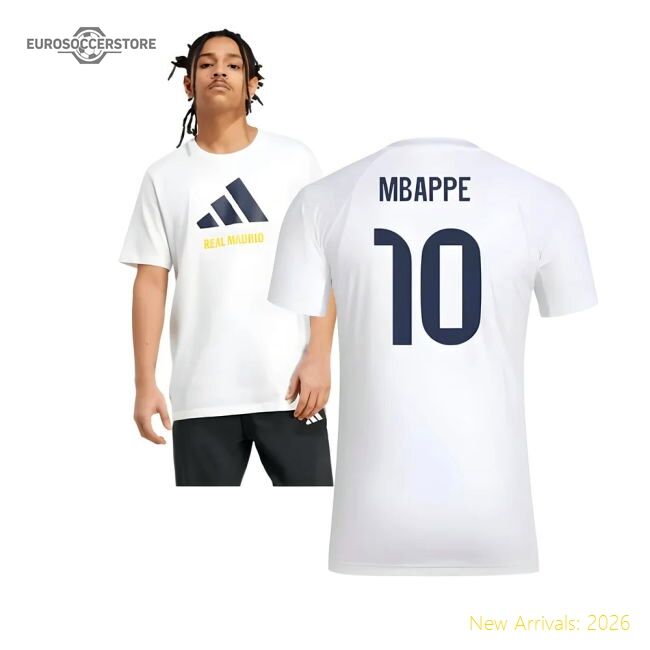 Outstanding 2025-2026 Real Madrid Seasonal Graphic Tee (white) (mba