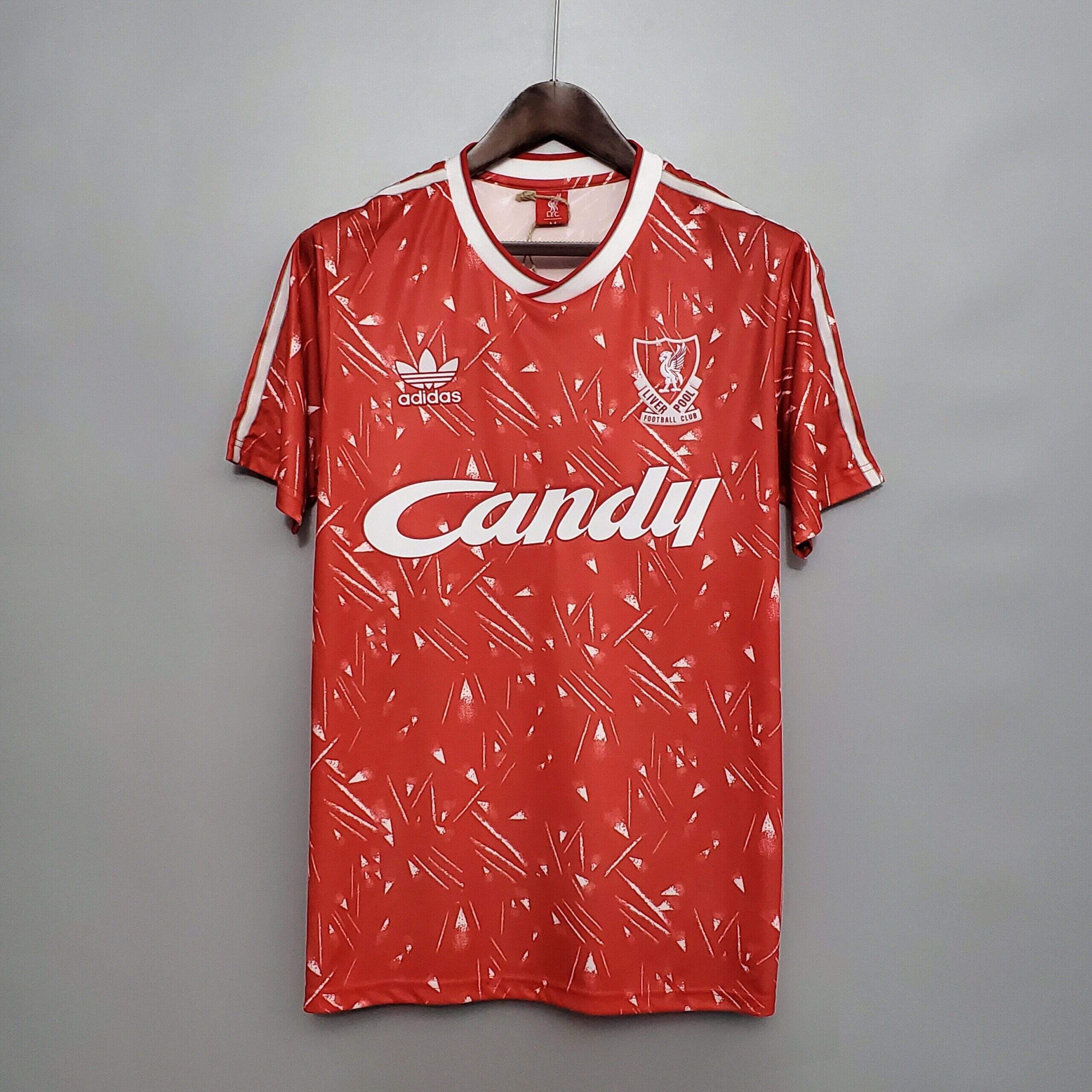 1989-1990 Liverpool home retro kit