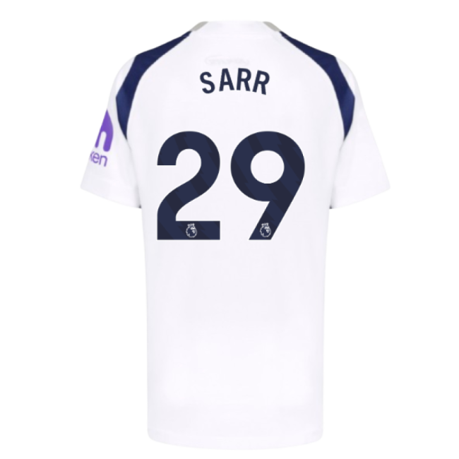 2025-2026 Tottenham Hotspur Home Shirt (Kids) (Sarr 29)