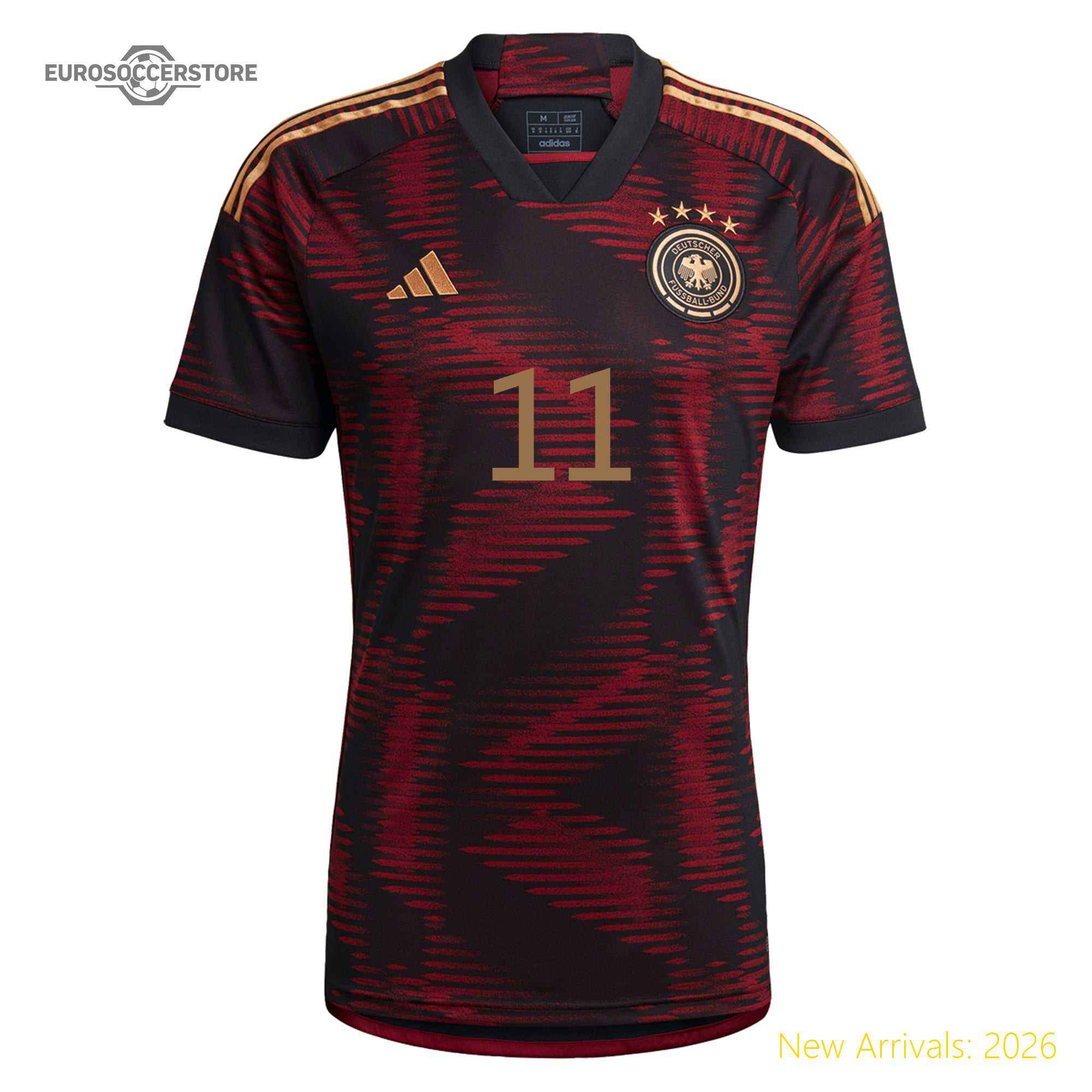 Officially Licensed Top-grade Ger Men Soccer Star Away Jersey 2022