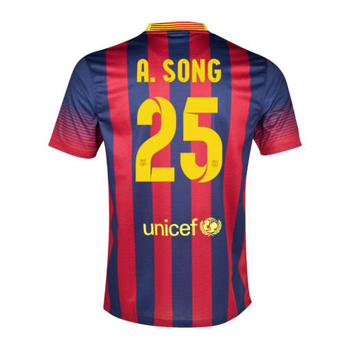 Advanced Fabric Barca 1314 Barcelona 25 Song Home Shirt