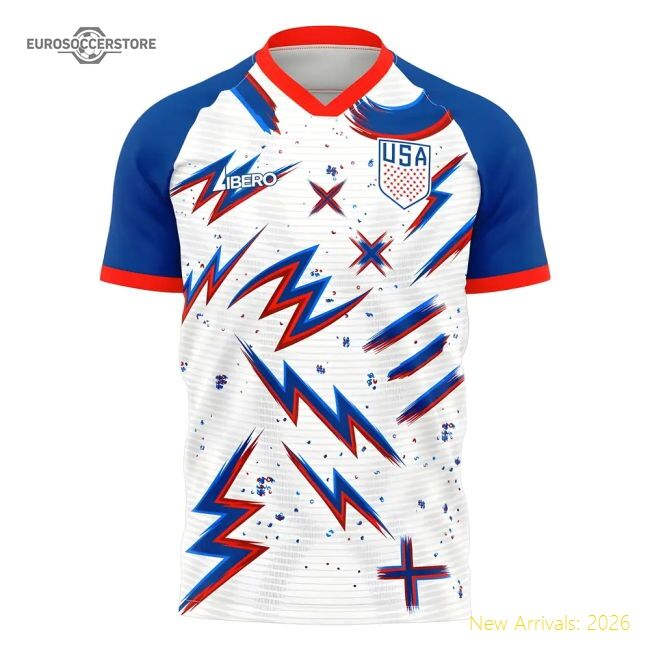 Usa Prematch 20252026 Concept Premium Jersey Breathable