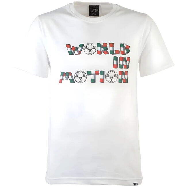 World In Motion Italia 90 - White T-Shirt Quality Official