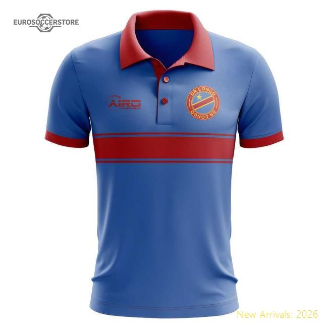 Dr Congo Concept Stripe Polo Shirt (blue) - Budget-friendly