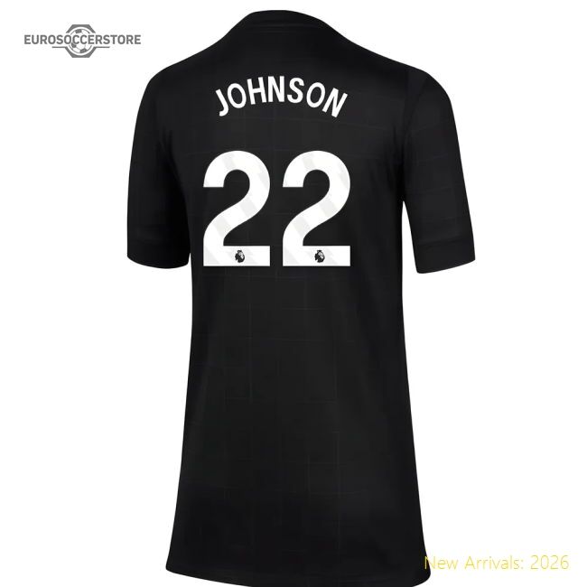 2025-2026 Spurs Away Shirt (kids) (johnson 22) - Match Day Jersey