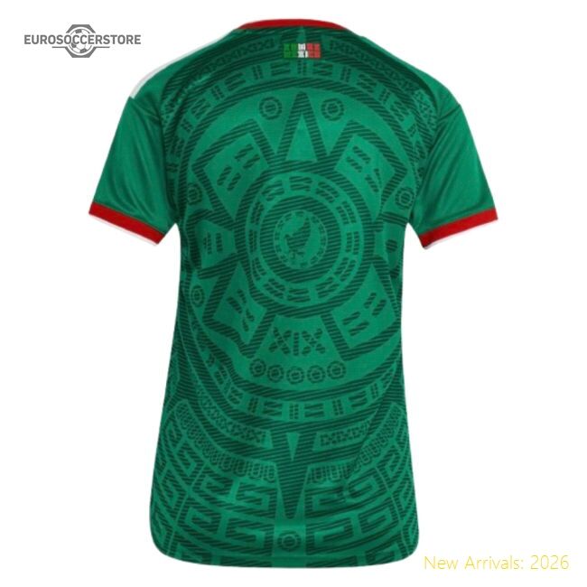 Mexico Womens 20262027 Home Authentic Jersey S8 Slim Lightweight