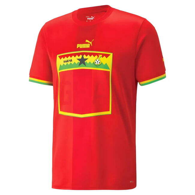 Fan Quality Ghana Away Fan Jersey (Adults)