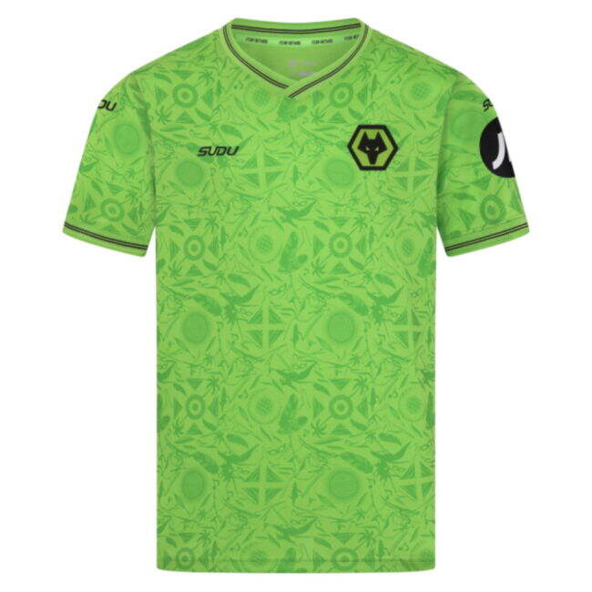 Great Deal 2025-2026 Wolves Goalkeeper Third Shirt (Green) - Kids (...