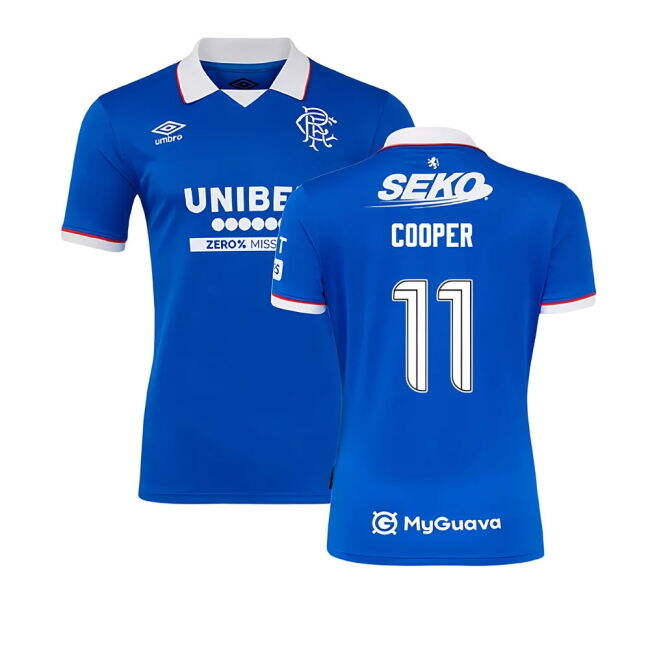 Rangers (rangers) Home - Cooper #scottish Legend - Premium Replica