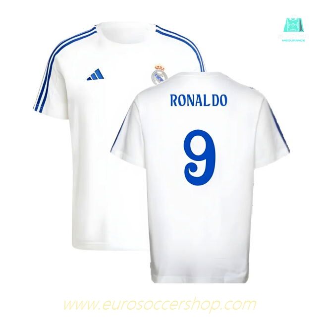 2024-2025 Real Madrid DNA Tee (White) (Ronaldo 9)
