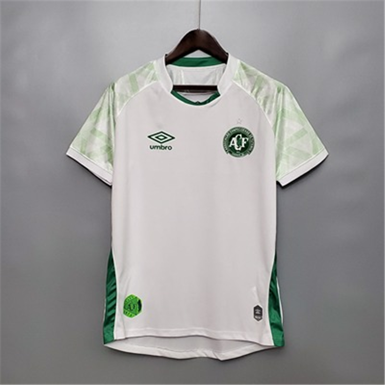 Chapecoense Soccer Jersey 20-21 Away White Soccer Shirt - Official