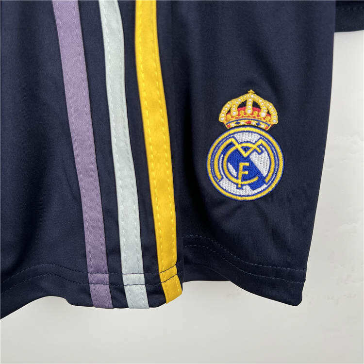KidsYouth Real Madrid 2324 Away Soccer Football KitShirtShort -