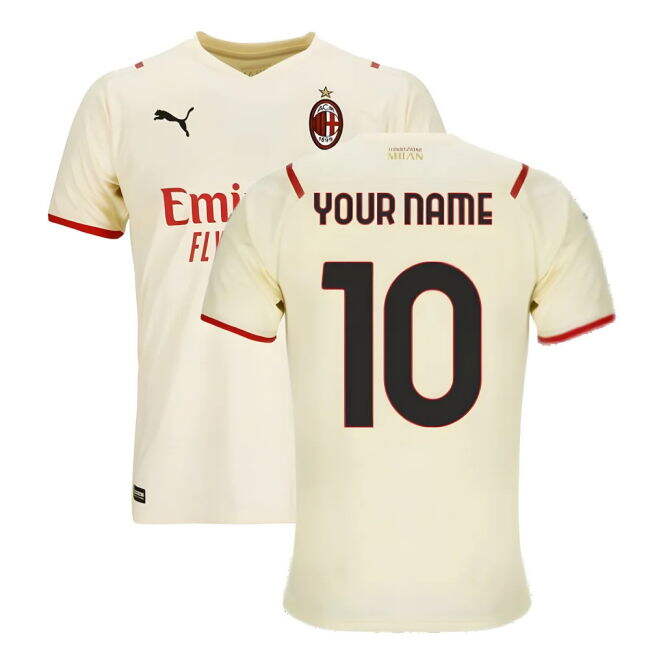 Custom AC Milan Away Jersey 2021-2022
