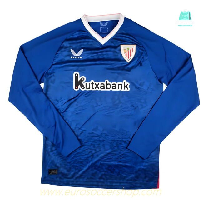 2024-2025 Athletic Bilbao Long Sleeve Away Shirt