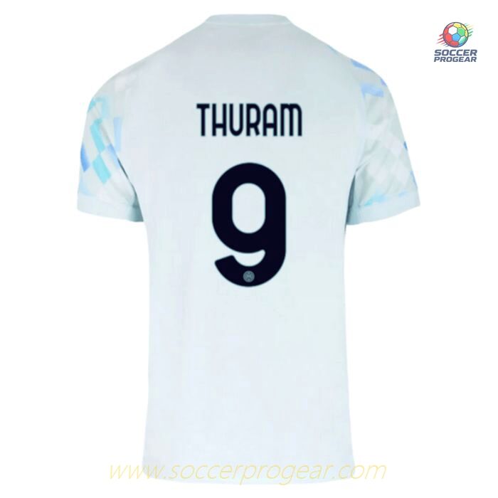 Inter Milan Away Soccer Team Shirt 2025-26 Edition Thuram