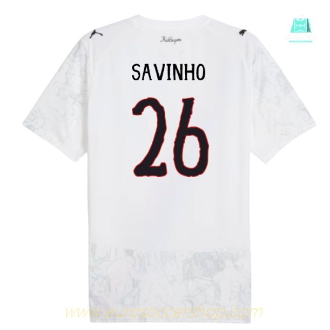 2025-2026 KIDSUPER x Manchester City CWC Shirt (White) (Savinho 26)
