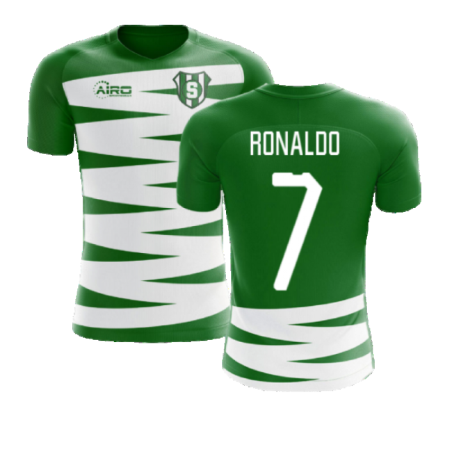2025-2026 Sporting Lisbon Home Concept Football Shirt (Ronaldo 7)
