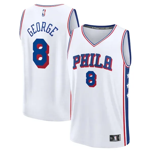 Paul George PHI Replica Jersey - authentic replica-jersey - White