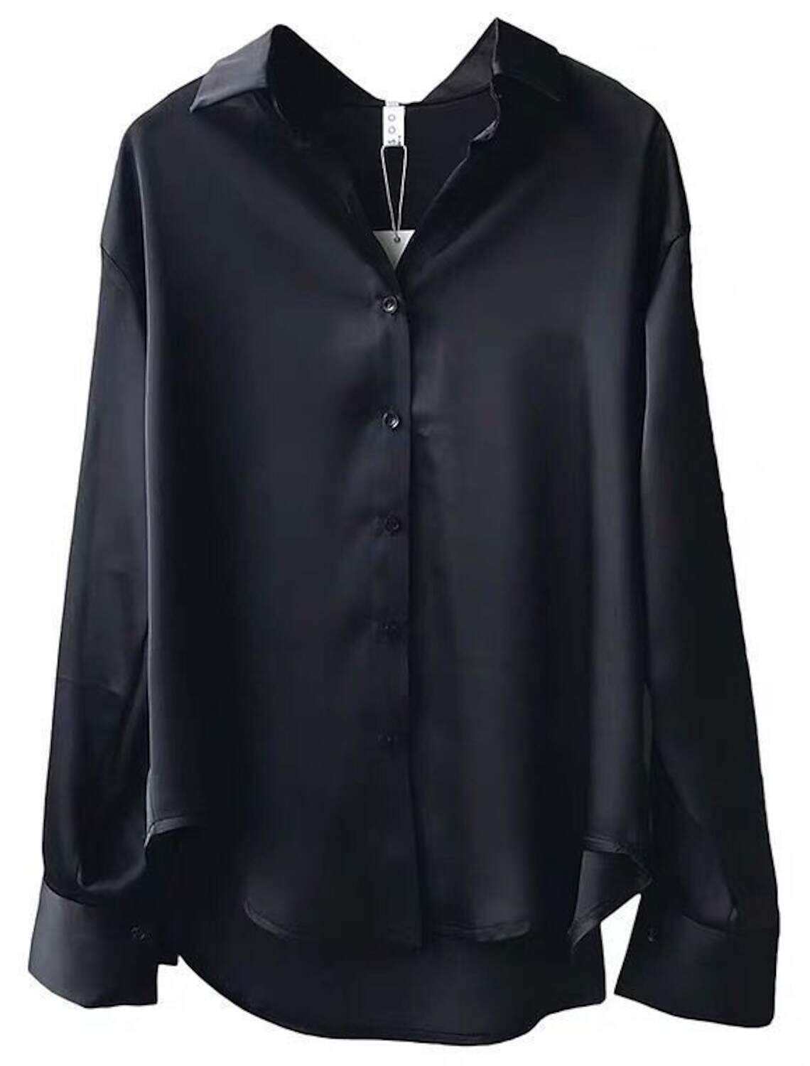 Shirt Blouse Women's Solid / Plain Color Button Office Daily Fashion Shirt Collar Regular Fit S