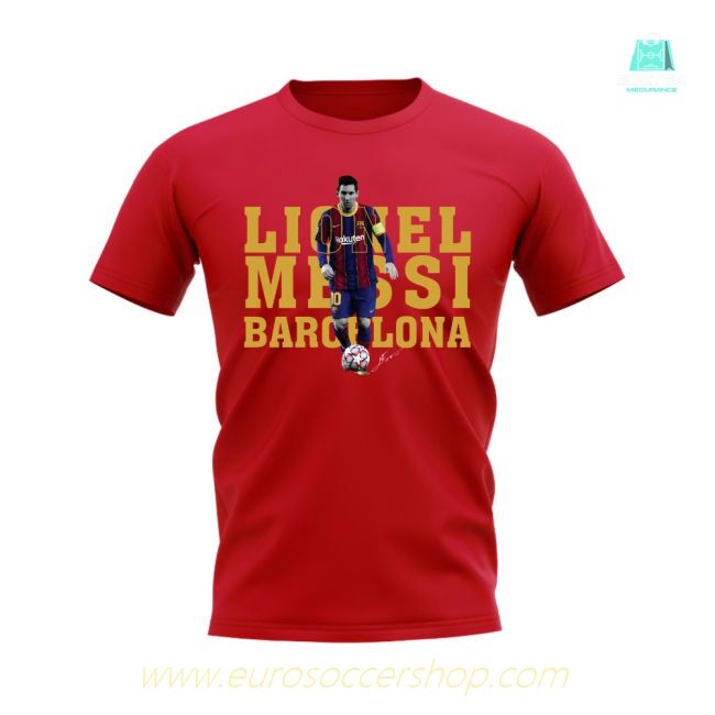 Lionel Messi Barcelona Player Tee (Red)