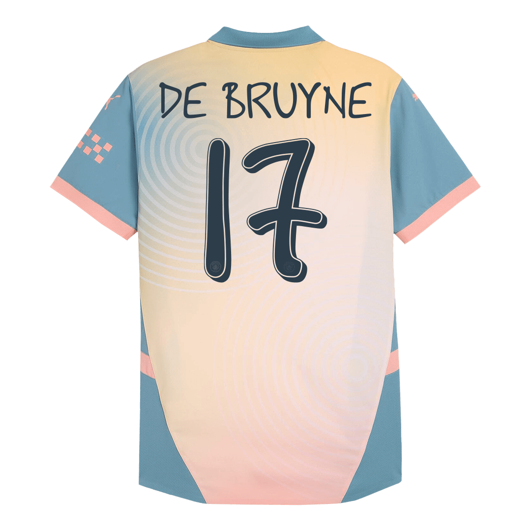 Player Version DE BRUYNE #17 Manchester City Fourth Away Soccer Jersey