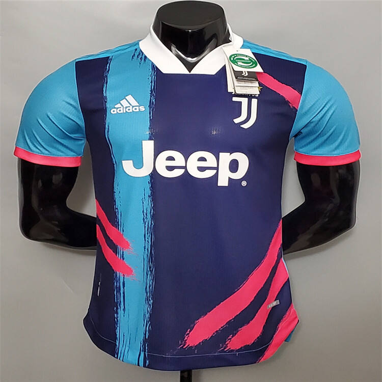 JUVENTUS 20-21 BLUE EDITION FOOTBALL JERSEY SHIRT - Official Replica