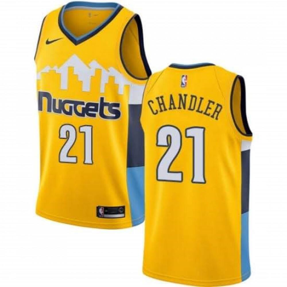 Official 21 Denver Nuggets Yellow Jersey - - Must-Have Jersey