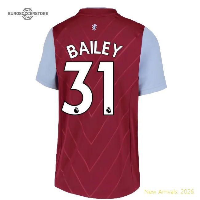 Official 2022-2023 Aston Villa Home Shirt (kids) (bailey 31)
