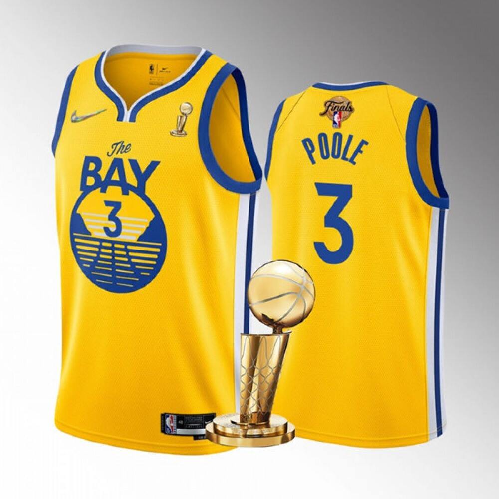 Limited Edition 3 Golden State Warriors Yellow Jersey - - Game Day Essential