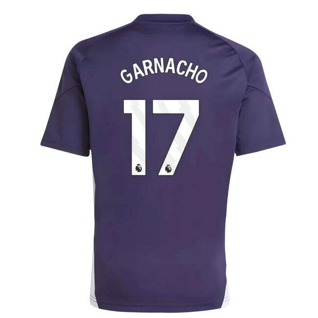 2025-2026 Man Utd Training Jersey (Aurora Plum) - Kids (Garnacho 17...