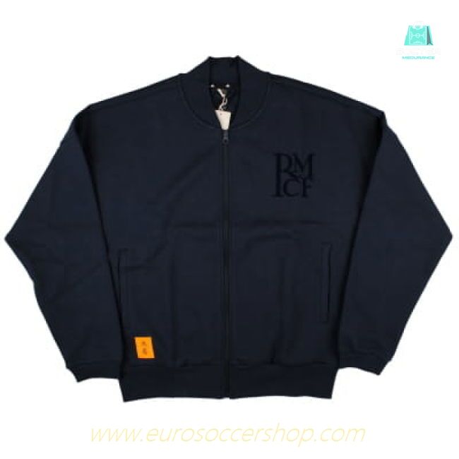 2024-2025 Real Madrid Seasonal Doubleknit Track Top (Navy)
