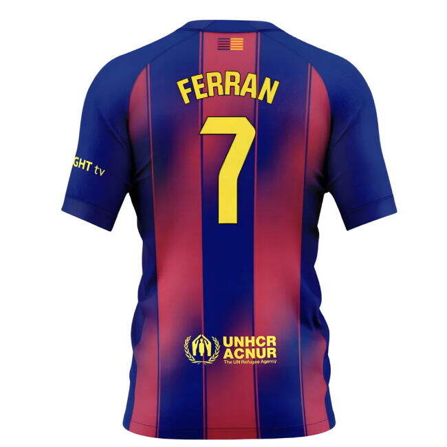 2025-2026 Barcelona Home Shirt (Kids) (Ferran 7)
