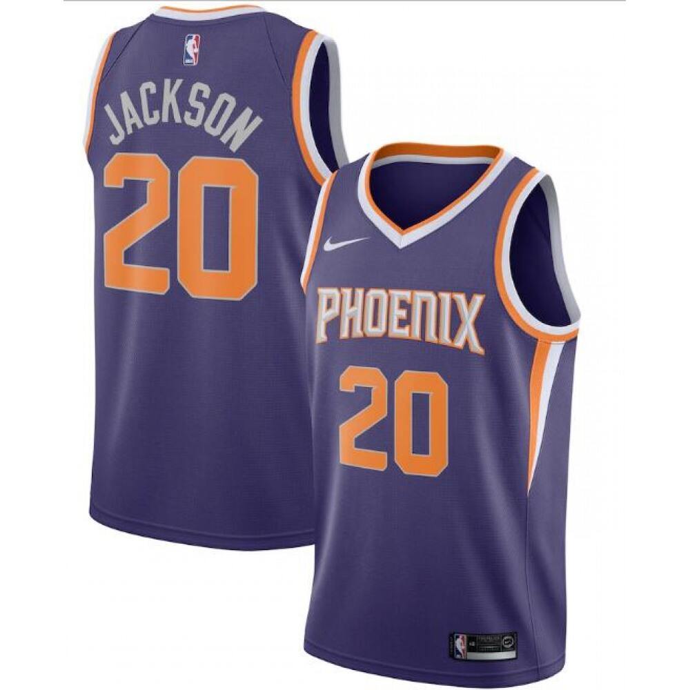 Men's Phoenix Suns #20 Josh Jackson Purple Icon Edition Stitched Jersey