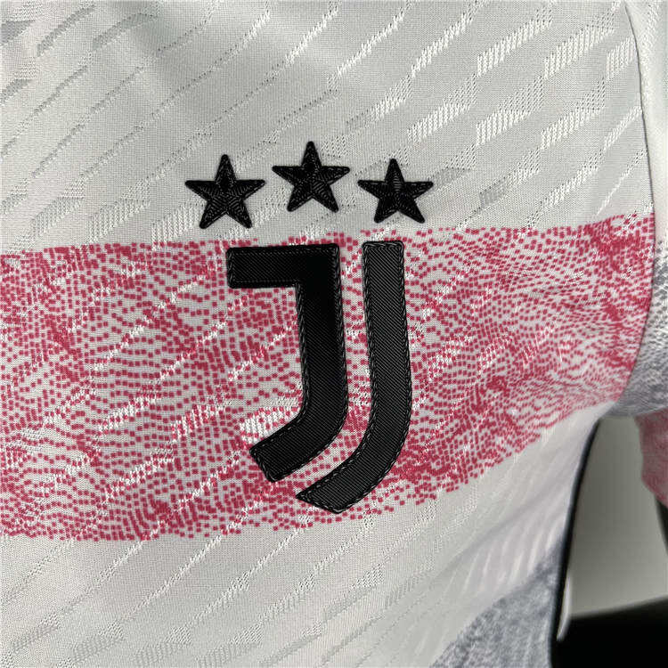 2324 Juventus Football Shirt Away White Soccer Jersey Authentic
