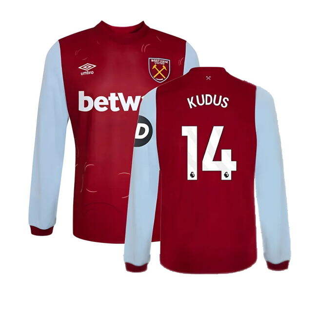 Replica Quality West Ham Home Supporter Kit (Adults)