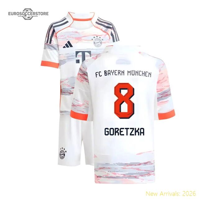 2025-2026 Bayern Munich Away Mini Kit (goretzka 8) - Collectors Item