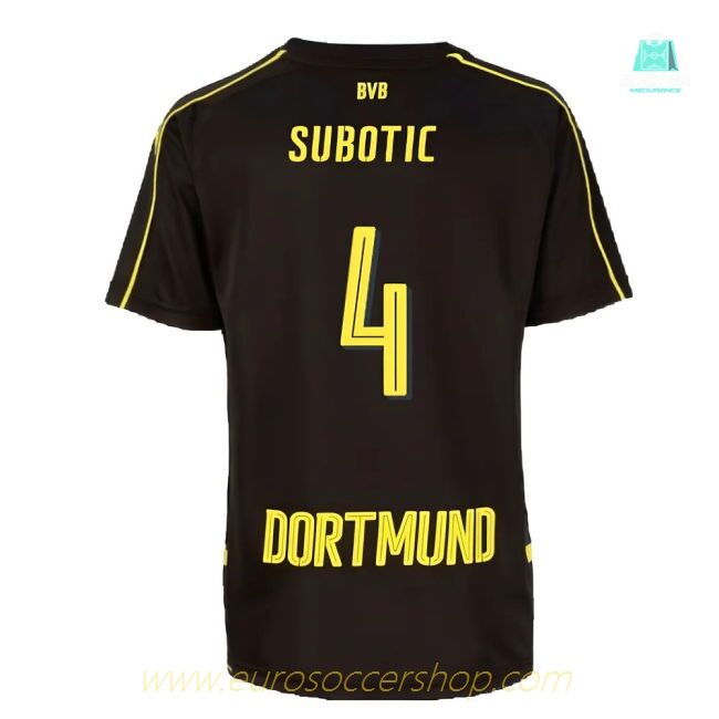 Borussia Dortmund 2016-17 Away Shirt ((Mint) XXLB) (Subotic 4)