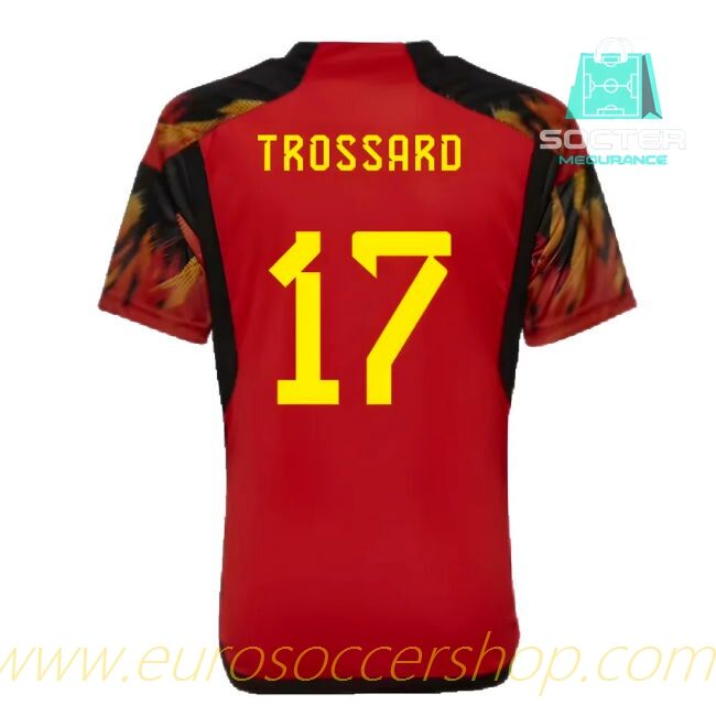2022-2023 Belgium Home Kit Youth (Trossard 17)