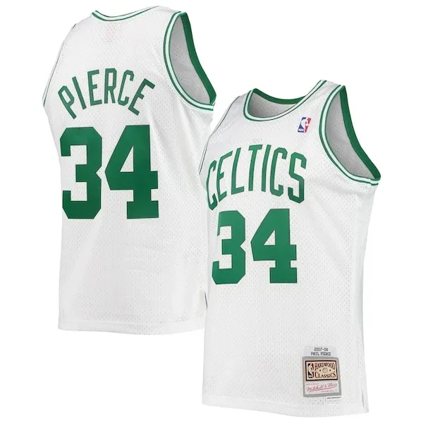Paul Pierce BOS Swingman Jersey - official trendy - White game-day
