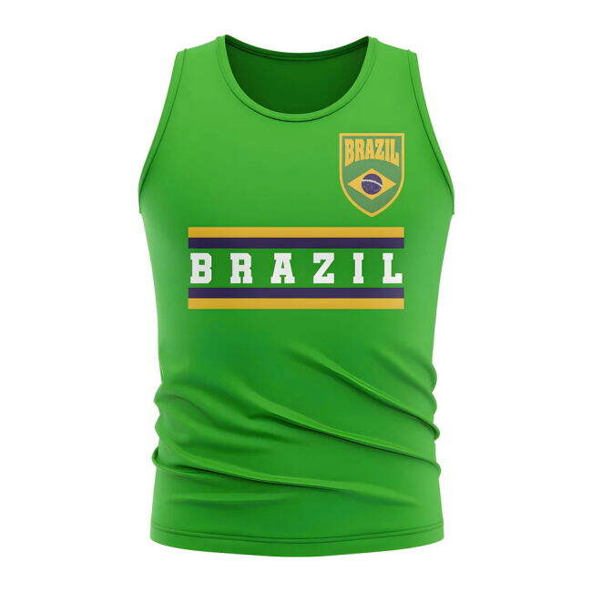 Brazil Core Football Country Sleeveless Tee (Green)