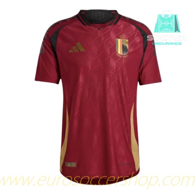 2024-2025 Season Genuine Belgium Home Jersey (De Bruyne 7)