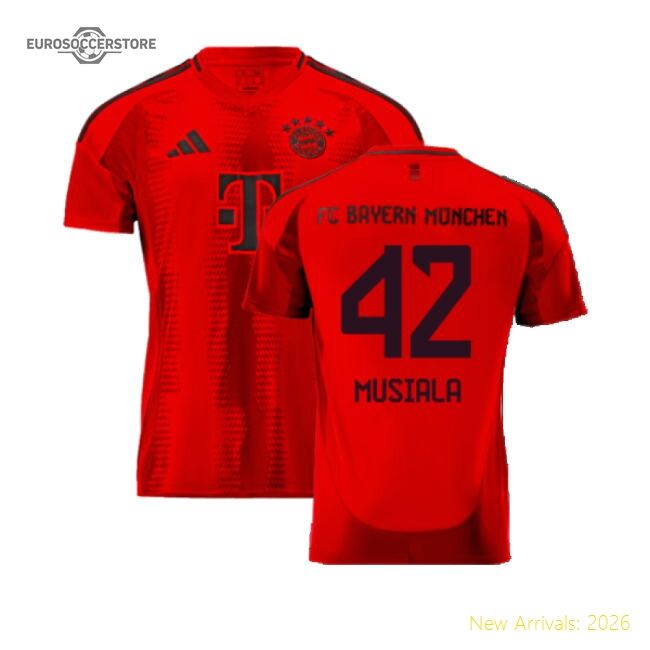 First-class 2024-2025 Bayern Munich Main Jersey (musiala 42)