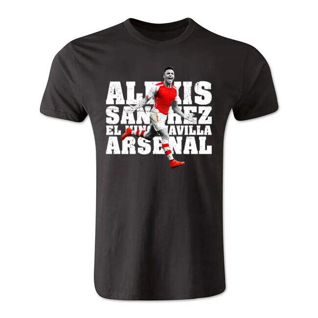Alexis Sanchez Arsenal El Nino Maravilla T-Shirt (Black)