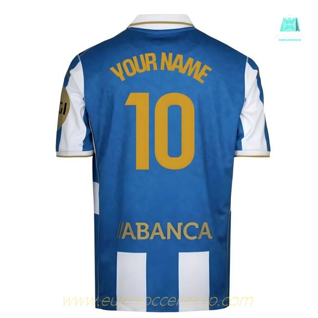 2025-2026 Deportivo La Coruna Home Shirt (Your Name)