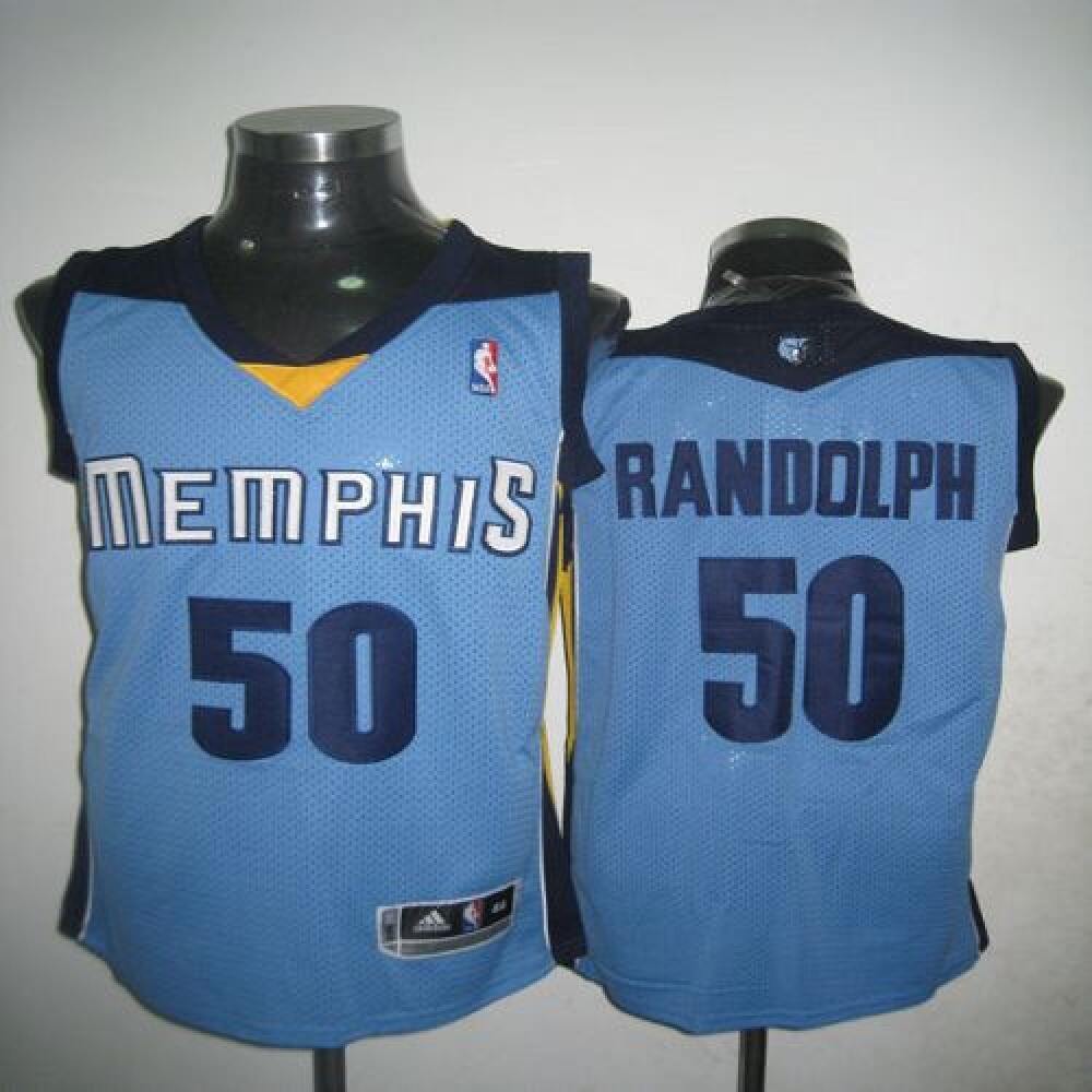 Collector's Item Elite Men's Grizzlies #50 Zach Blue Basketball Jersey
