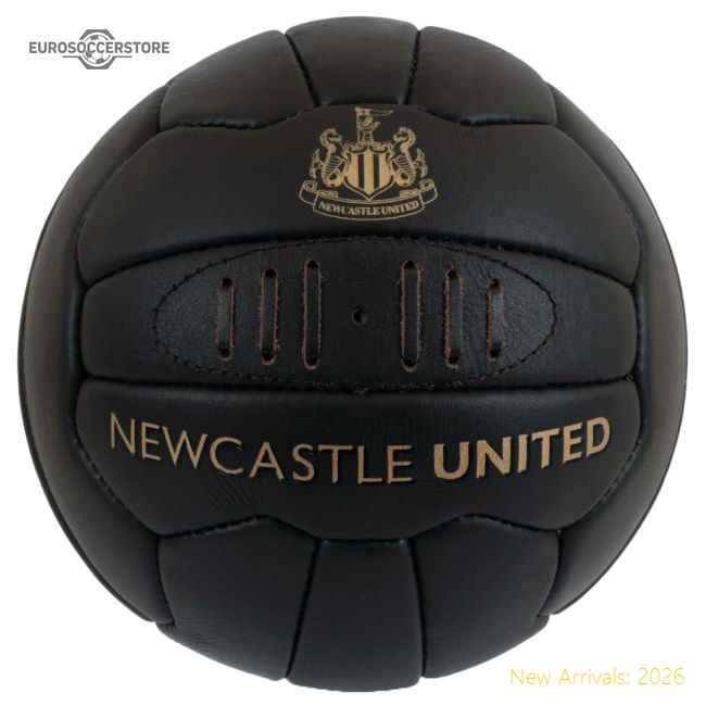 Authentic Newcastle United Fc Retro Heritage Football - Premium