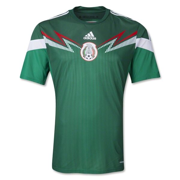 2014 Mexico Home Green Replica Soccer Jersey Shirt - Official Replica